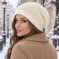 Ivory Knit Beanie