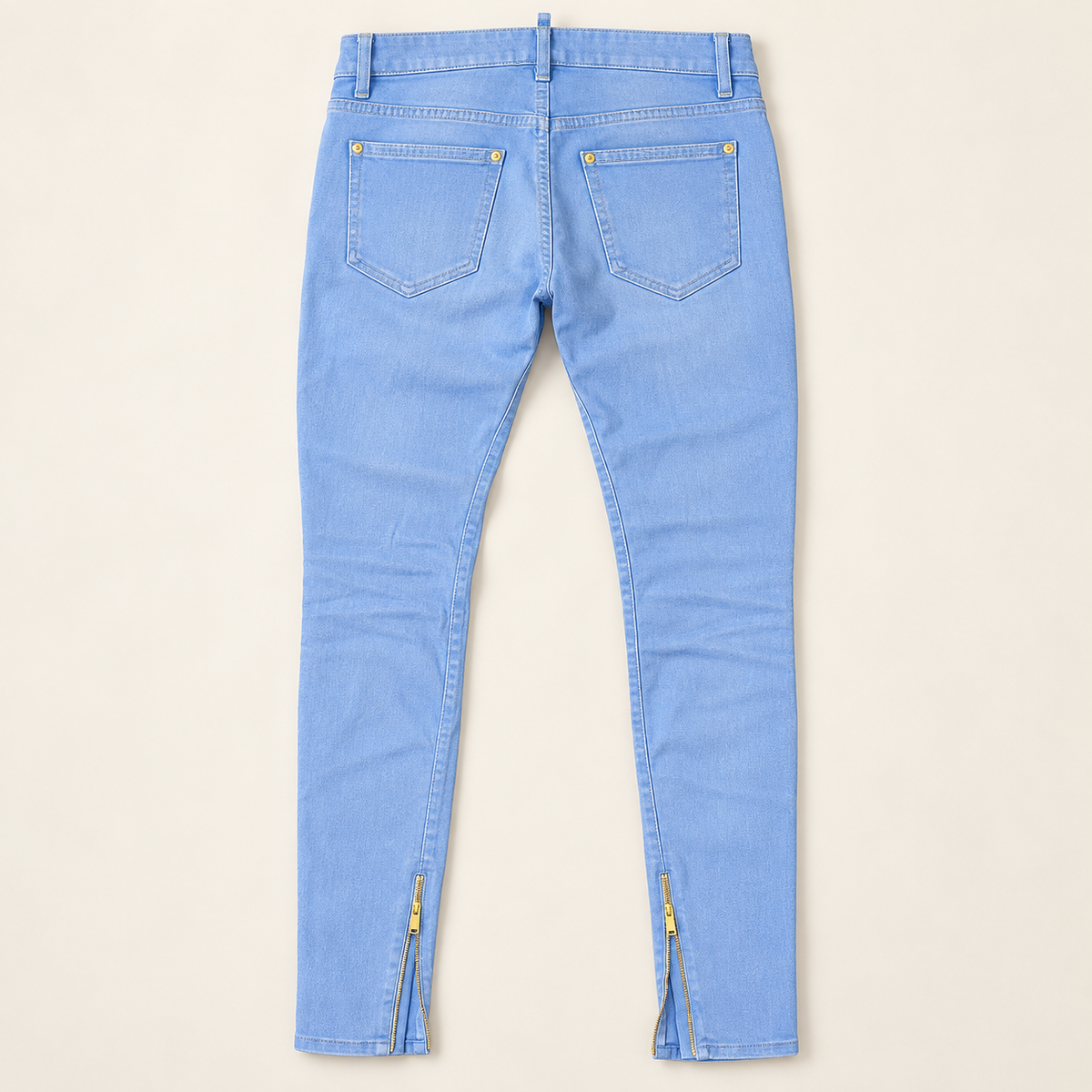 Skinny Jean – Light Blue & Gold